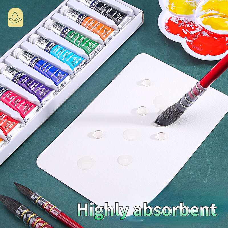 100% puuvillane akvarellpaber, postkaart, kunstniku palgaastmega reisijoonistused, kaasaskantavad A6 peened jooned / keskmise paksusega / jämedad jooned