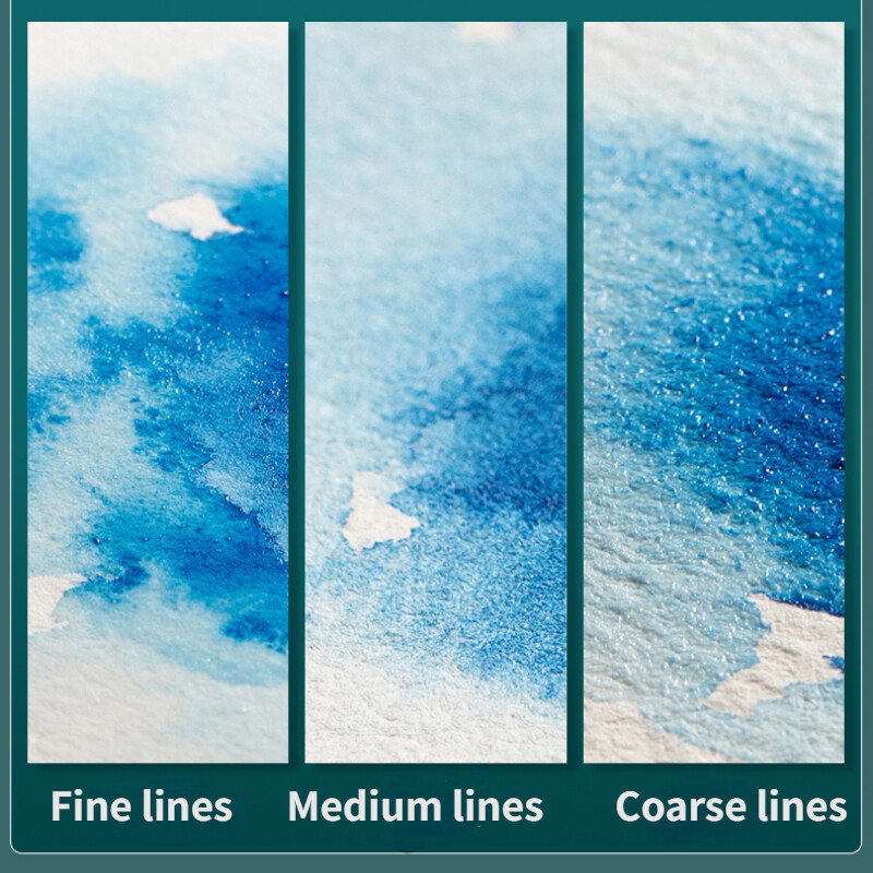 100% puuvillane akvarellpaber, postkaart, kunstniku palgaastmega reisijoonistused, kaasaskantavad A6 peened jooned / keskmise paksusega / jämedad jooned