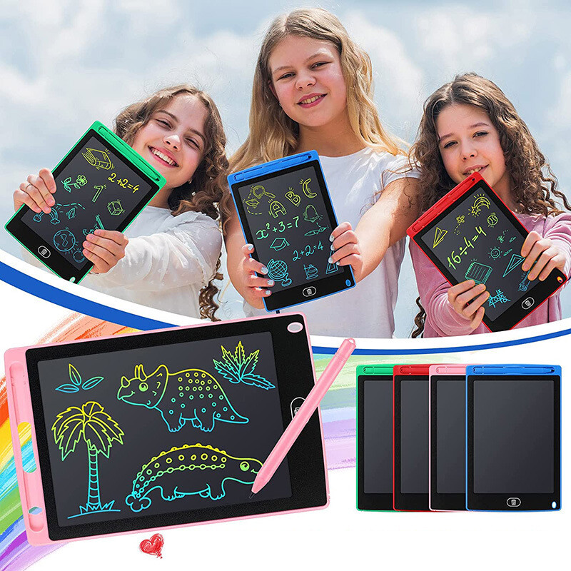 Tabletă de scris LCD de 8,5/10/12 inchi, tablou de schiță portabil cu graffiti, tablă electronică de desen jucărie educațională pentru copii, cel mai bun cadou