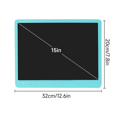 15-tolline värviline LCD-joonistustahvel lastele mõeldud kirjutustahvel Montessori õppemänguasjadele digitaalne joonistustahvel, laste võlutahvel