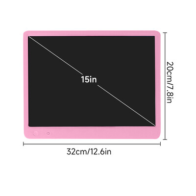 15-tolline värviline LCD-joonistustahvel lastele mõeldud kirjutustahvel Montessori õppemänguasjadele digitaalne joonistustahvel, laste võlutahvel