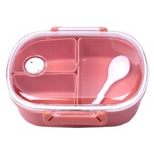 Κουτί μεσημεριανού γεύματος για παιδιά με τρία πλέγματα φούρνος μικροκυμάτων Κουτί μεσημεριανού κινουμένων σχεδίων Μικρό φρέσκο φοιτητικό μεσημεριανό γεύμα γραφείου Bento Κουτί αποθήκευσης τροφίμων Δοχείο