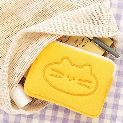 BOMO armsad Korea stiilis rahakotid naistele Kawaii Cat Lühike Versioon Kaart Rahakott Sweet Girl Multifilmikotid naistele Trend 2024