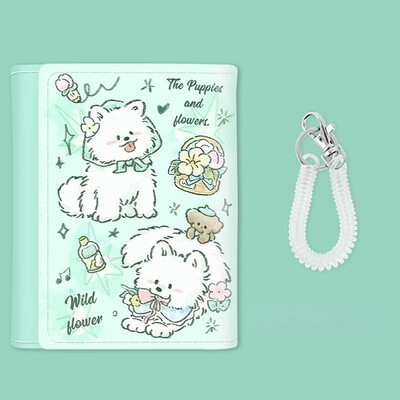 BOMO slatki novčanici za žene Cartoon Dog Pretty Torbice Dizajnerske modne slatke Pu kožne kratke torbice za novčiće Kawaii novčanik za kartice