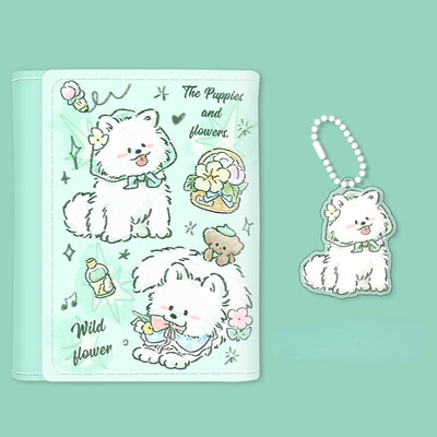 BOMO slatki novčanici za žene Cartoon Dog Pretty Torbice Dizajnerske modne slatke Pu kožne kratke torbice za novčiće Kawaii novčanik za kartice