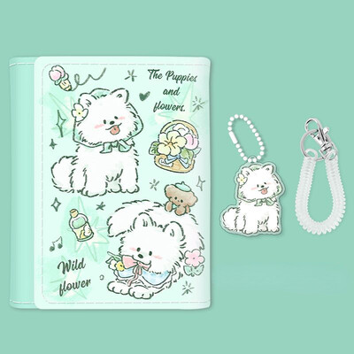 BOMO slatki novčanici za žene Cartoon Dog Pretty Torbice Dizajnerske modne slatke Pu kožne kratke torbice za novčiće Kawaii novčanik za kartice