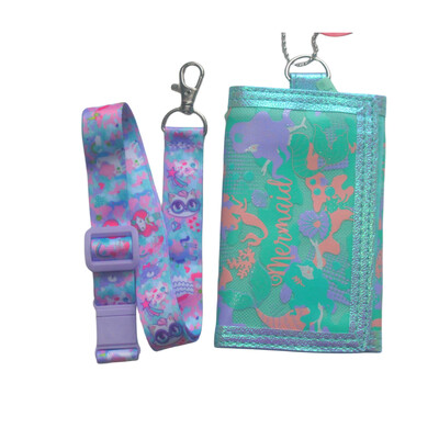 PRSLUK Novčanik za 4-18 godina, novčanik za tinejdžere, džepna kartica s patentnim zatvaračem, novčanik （jednorog boje breskve）