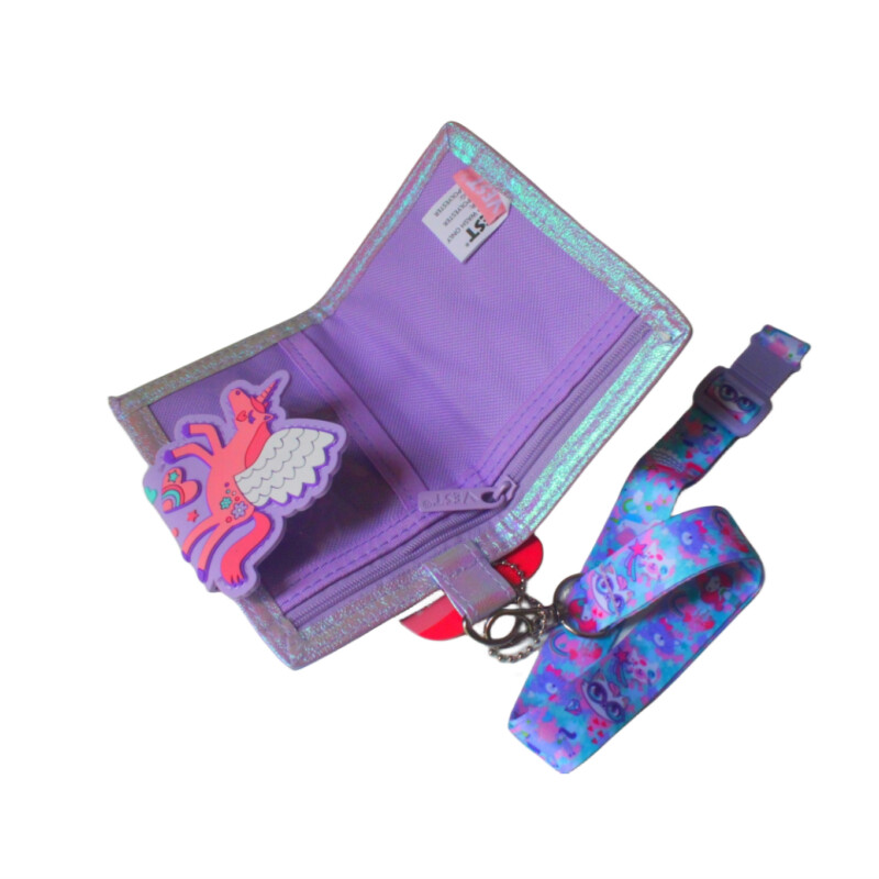 Laste rahakott 4–18-aastastele poistele kolmeosaline, noorte rahakott paelaga lukuga münditaskukaardihoidjatega, uudne rahakott