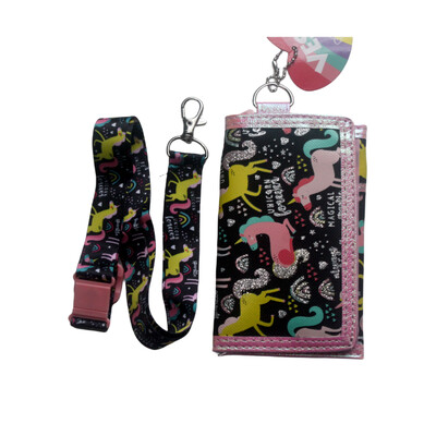 Παιδικό πορτοφόλι, τσάντα με φερμουάρ με σχοινί, καρτούν πορτοφόλι ηλικίας 4-18 ετών