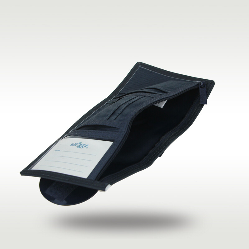 Australia Smiggle portofel original pentru copii pentru băieți culoare fotbal Suport carduri trei ori geantă de bani 5 inchi