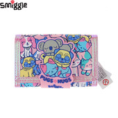 Australia Smiggle Παιδικό πορτοφόλι για κορίτσια Χαριτωμένο κουτάβι ροζ κέρμα τσάντες τσάντες τσάντες με τσάντες Kawaii Clutch 5 ίντσες