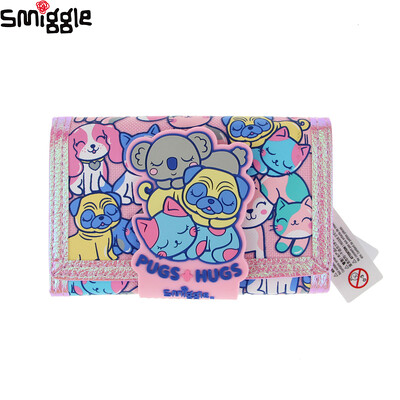 Australia Smiggle Portofel pentru copii Fete Drăguț Cățeluș Roz Poșetă cu monede Genți pentru cărți Husă Pochette Kawaii 5 inci