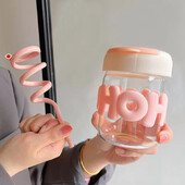 Mini joogiveepudel BPA-vaba multikas, armas plastikust veetass, kaasaskantav klapptop poiss tüdrukule spordikooli õpilaspudelile