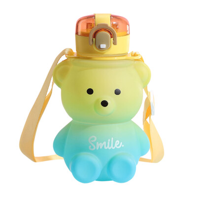 Μπουκάλι 800ml καινοτομίας Μεγάλης χωρητικότητας Kawaii Bear Μπουκάλι νερού με μόνωση για κορίτσια για σχολικά ταξίδια σε εξωτερικό χώρο