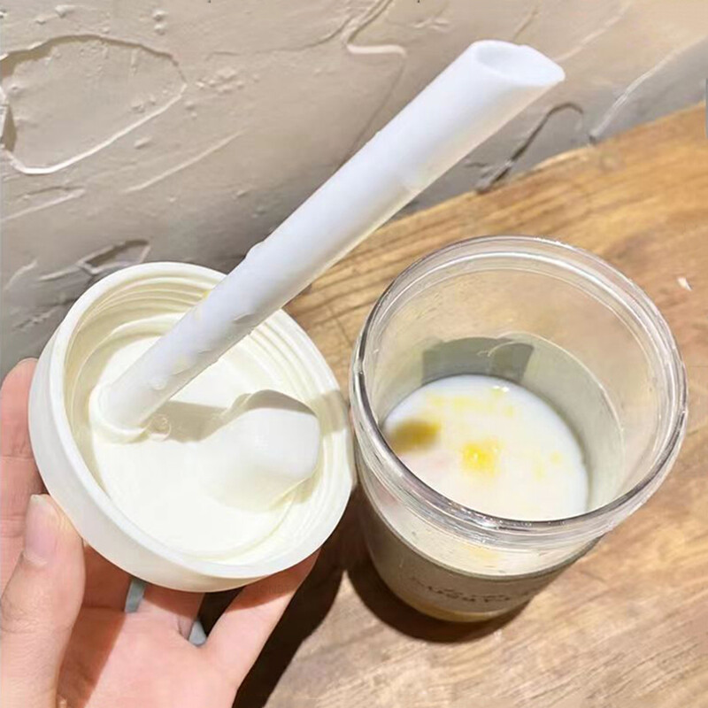 Kawaii buborékos tea üveg vizes palack szalma Boba PU hüvelyvel, nagy műanyag kávés tejes lé csésze ivópalack BPA mentes