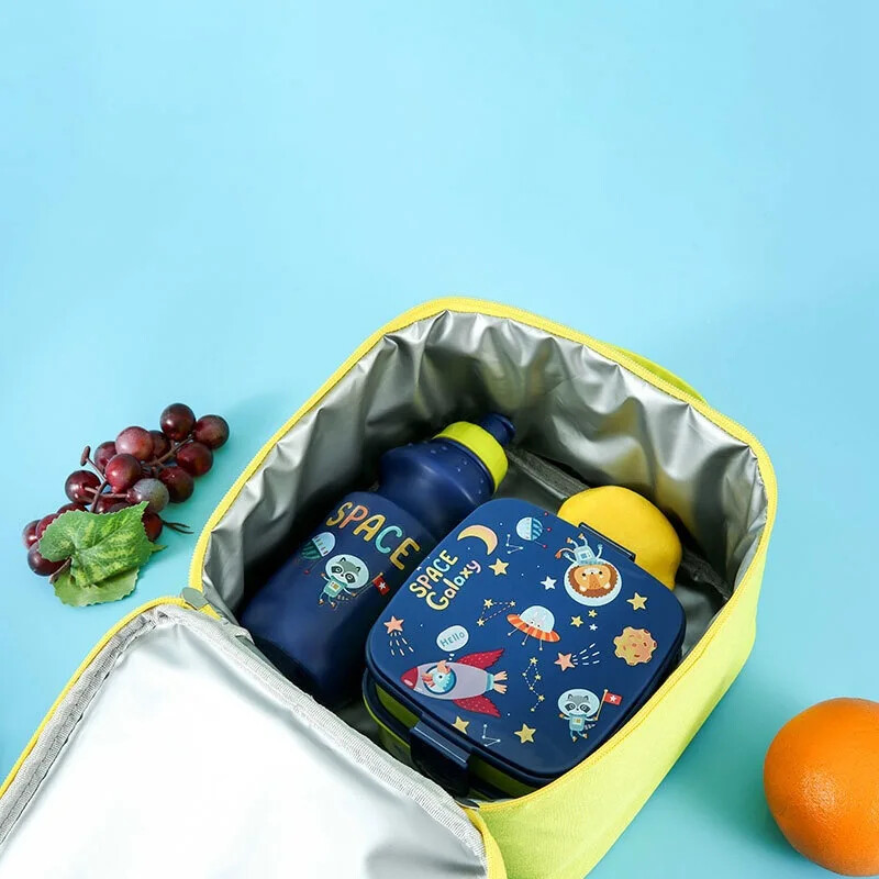 Izolirana dječja torba za ručak za žene torbe s crtanim jednorogom za djevojčice prostor slatka torba za ručak bento torbe ženske torbe 보냉백