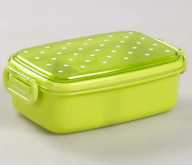 Täpiline lõunakarp lastele pikniku koolitoidu säilituskonteiner Bento sushikarp lastele puu-suupiste mikrolaineahju lõunakarbid