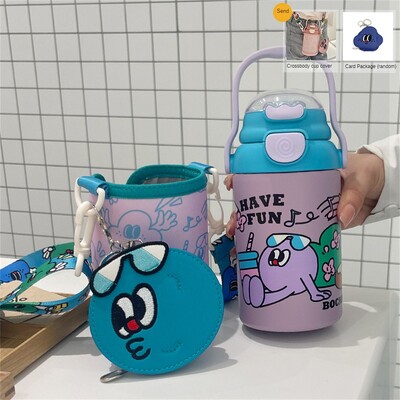 Roostevabast terasest tass Kaasaegne vastupidav lekkekindel Mugav moodne lekke- ja lekkekindel Sippy Cups Sippy Cup termostops