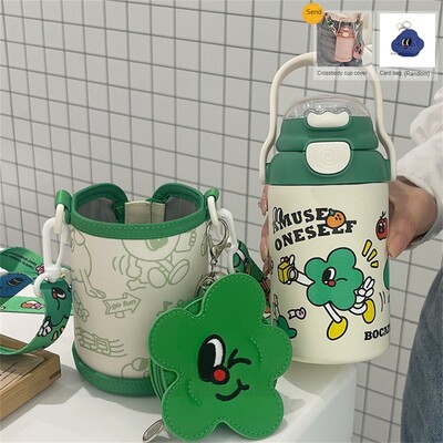 Roostevabast terasest tass Kaasaegne vastupidav lekkekindel Mugav moodne lekke- ja lekkekindel Sippy Cups Sippy Cup termostops