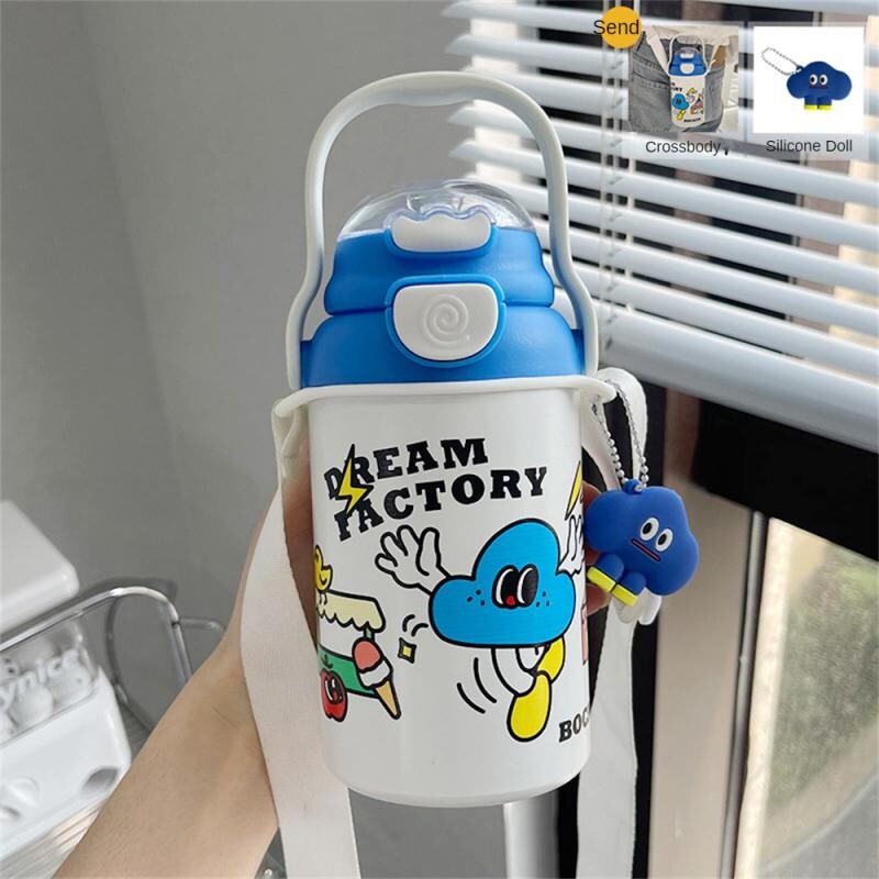 Roostevabast terasest tass Kaasaegne vastupidav lekkekindel Mugav moodne lekke- ja lekkekindel Sippy Cups Sippy Cup termostops