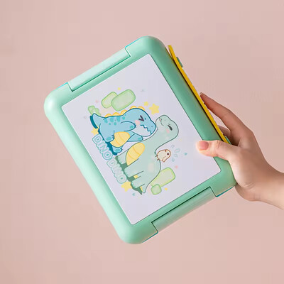 Cutie de prânz cu unicorn din dinozaur, durabil, cutie de prânz cu bisfenol A gratuit pentru cină pentru copii, cutie de prânz pentru bănci pentru adulți și copii