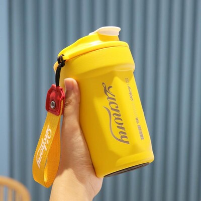 Бутилка за вода от неръждаема стомана Външен висококачествен термос Бутилка за вода Термоизолиран неръждаем термос за чаша за чай и кафе Гореща