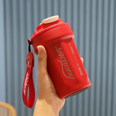 Бутилка за вода от неръждаема стомана Външен висококачествен термос Бутилка за вода Термоизолиран неръждаем термос за чаша за чай и кафе Гореща