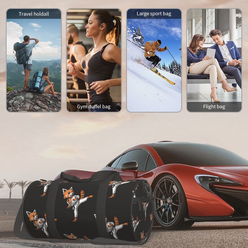 Red Panda Bear karatē sporta soma cīņas māksla cīņas sports peldēšana sporta somas vīriešiem lielas novitātes fitnesa somas āra rokassomas