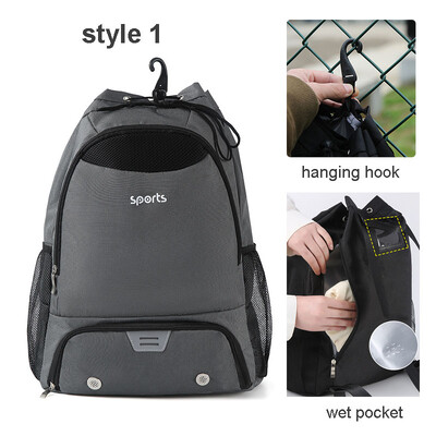 Savelkamās vingrošanas soma Basketbola mugursoma vīriešiem Sports Sieviešu Skola Zēni Plecu peldēšana Sausā Slapjā Treniņa Fitnesa Futbola Somas