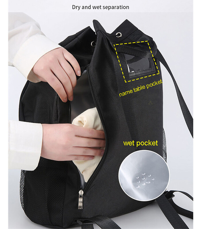 Savelkamās vingrošanas soma Basketbola mugursoma vīriešiem Sports Sieviešu Skola Zēni Plecu peldēšana Sausā Slapjā Treniņa Fitnesa Futbola Somas