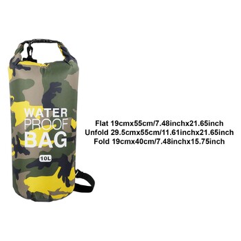 Floating Dry Sack Roll Top Ελαφρύ Αδιάβροχο Dry Bag Tote Bag για καγιάκ