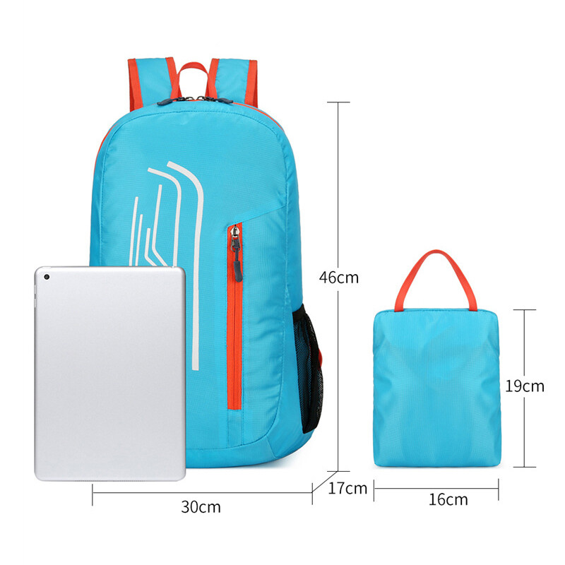 Kerge pakitav seljakott Kokkupandav ülikerge välistingimustes kokkupandav seljakott reisipäevakott Spordipäevakott meestele naistele