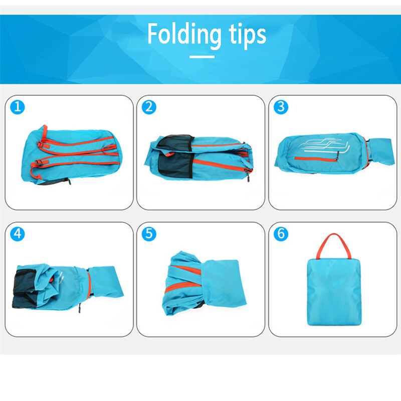 Kerge pakitav seljakott Kokkupandav ülikerge välistingimustes kokkupandav seljakott reisipäevakott Spordipäevakott meestele naistele