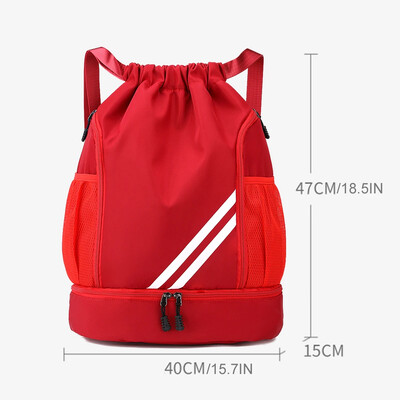 Spordiseljakotid Veekindel korvpalliseljakott Pingutusnööriga seljakott Spordijõusaalikott jalatsipallilahtriga Jalgpalliseljakott