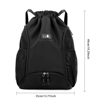 Spordiseljakotid Veekindel korvpalliseljakott Pingutusnööriga seljakott Spordijõusaalikott jalatsipallilahtriga Jalgpalliseljakott