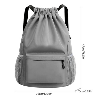 Spordiseljakotid Veekindel korvpalliseljakott Pingutusnööriga seljakott Spordijõusaalikott jalatsipallilahtriga Jalgpalliseljakott