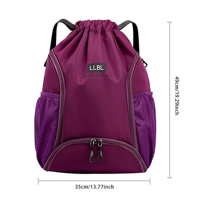 Spordiseljakotid Veekindel korvpalliseljakott Pingutusnööriga seljakott Spordijõusaalikott jalatsipallilahtriga Jalgpalliseljakott