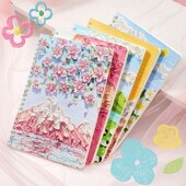 60 lehte A5 õlimaal Märkmikud spiraalvoodriga märkmik Armas multikas Nädalaplaneerija Kirjutamismärkmik Kooli kirjatarbed