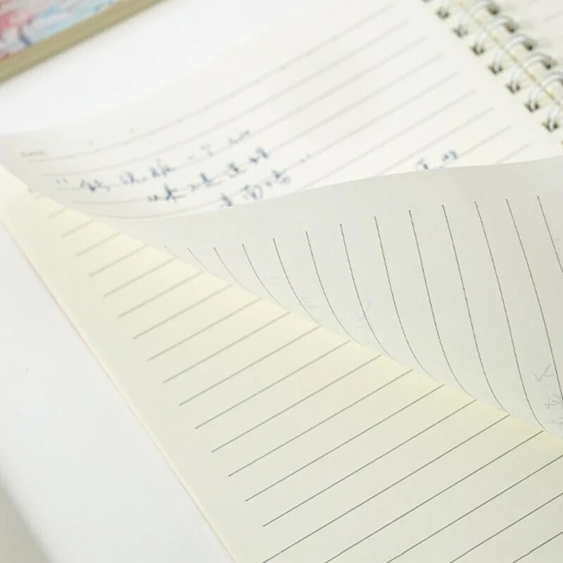 60 lehte A5 õlimaal Märkmikud spiraalvoodriga märkmik Armas multikas Nädalaplaneerija Kirjutamismärkmik Kooli kirjatarbed