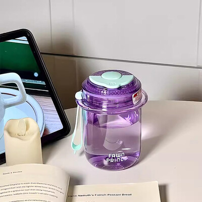 Kawaii mini veepudel Athetic tüdrukutele lastele Korea jääkuum kohvi tee mahla tass koolis lihtne joogipudel BPA-vaba 520 ml