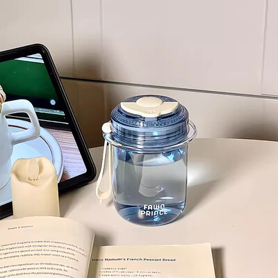 Kawaii mini veepudel Athetic tüdrukutele lastele Korea jääkuum kohvi tee mahla tass koolis lihtne joogipudel BPA-vaba 520 ml