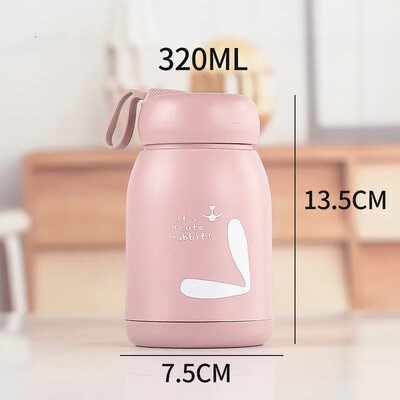 300 ML izolirana vakumska boca za vodu od nehrđajućeg čelika Termalna čaša za djecu školsku djecu Termalna čaša Crtana boca