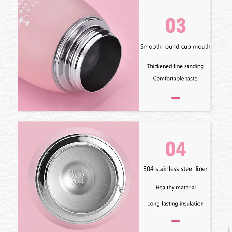 300 ML izolirana vakumska boca za vodu od nehrđajućeg čelika Termalna čaša za djecu školsku djecu Termalna čaša Crtana boca