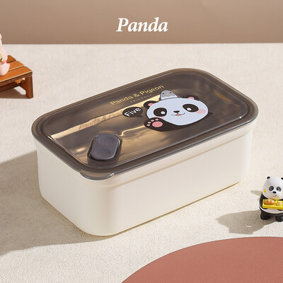 Lastele õpilase Bento Box armas multikas karu panda lõunakarp 304 roostevabast terasest toidu hoiukonteiner piknikukooli jaoks