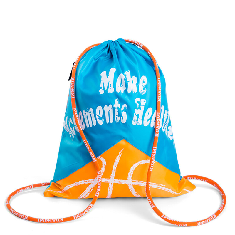 Kuangmi-Rucsac portabil pentru baschet și fotbal pentru copii, curea de umăr reglabilă, rucsacuri, geantă de depozitare a mingii, sport pentru copii