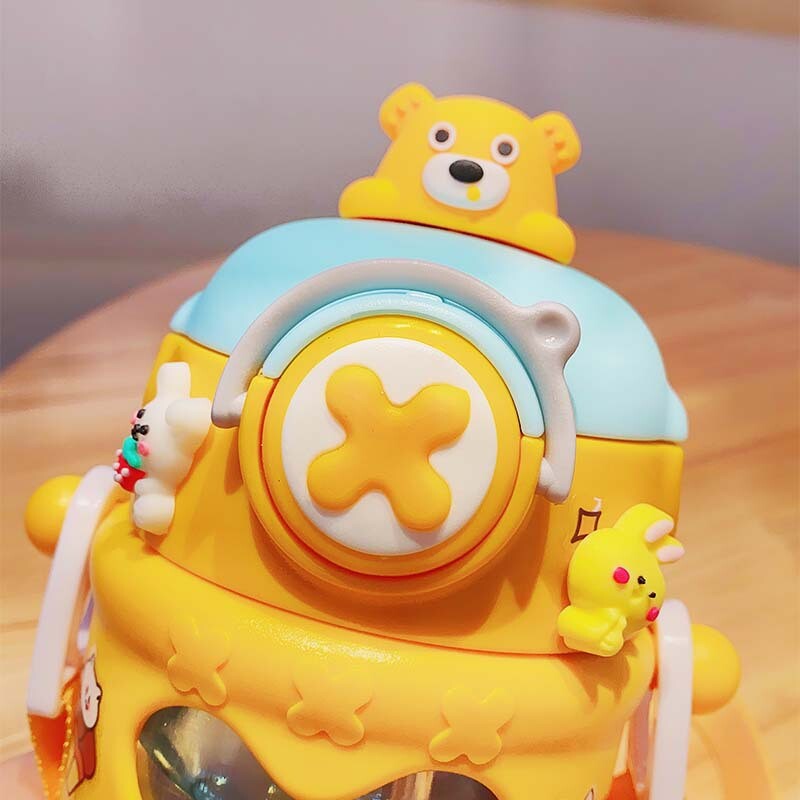 680 ml-es kiváló minőségű kulacs kültéri sport szivárgásmentes tömítés iskolai vizes palackok gyerekeknek italos edények