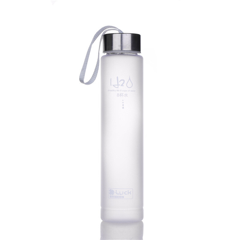 Műanyag vizes palack iváshoz Hordozható sporttea kávéscsésze konyhai eszközök gyerekeknek iskolai vizesüveg átlátszó 280ml