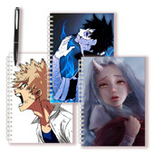 A5 Cuadernos Anime märkmik Dabi My Hero Academia Boku No Hero Caderno Libreta visandiraamat Erying Eri Deku Toga Shigaraki Agenda