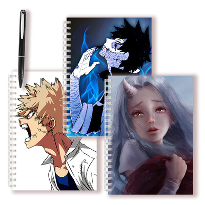 A5 Cuadernos Anime užrašų knygelė Dabi My Hero Academia Boku No Hero Caderno Libreta eskizų knygelė Erying Eri Deku Toga Shigaraki Agenda