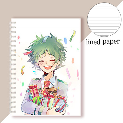 A5 Cuadernos Anime märkmik Dabi My Hero Academia Boku No Hero Caderno Libreta visandiraamat Erying Eri Deku Toga Shigaraki Agenda